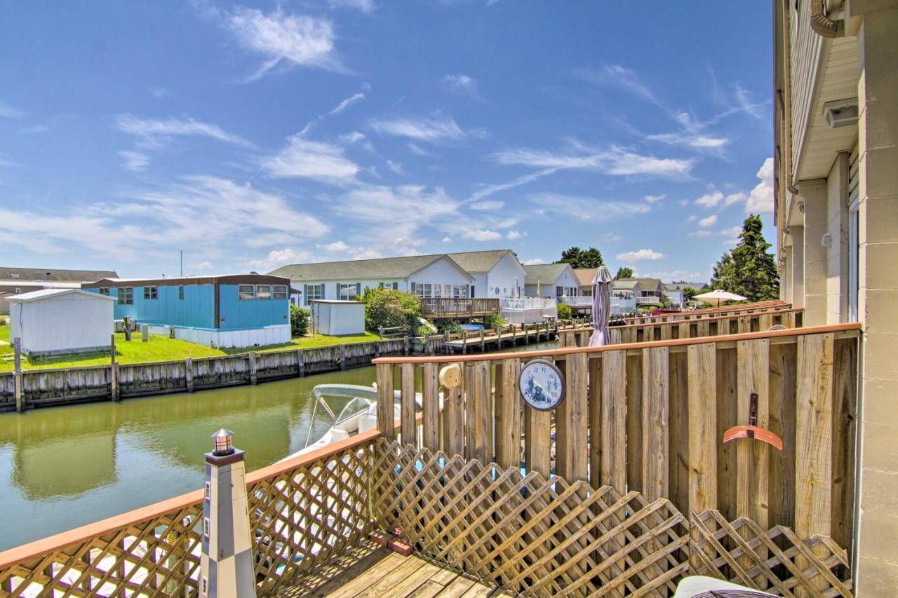 Ocean City Townhome, Deck With Canal Access! Ngoại thất bức ảnh